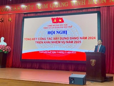 Hội nghị tổng kết công tác xây dựng Đảng năm 2024, triển khai nhiệm vụ năm 2025 