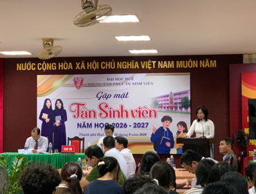 Gặp mặt tân sinh viên nội trú Đại học Huế năm học 2026 - 2027